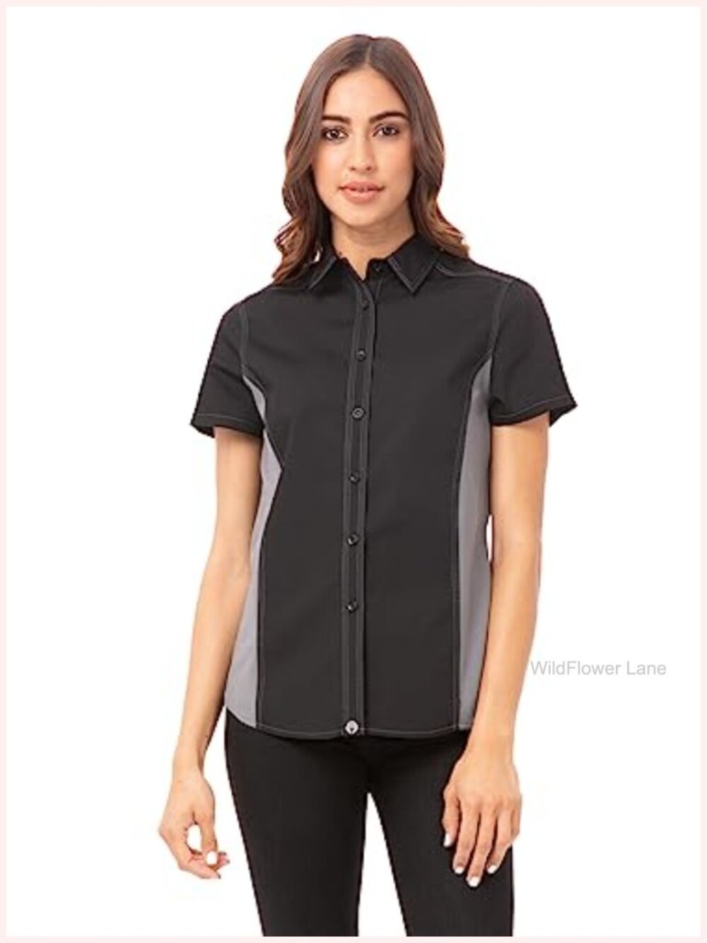 Chef Works Universal Cook Shirt Women's Tailored Fit Button-Down Collar